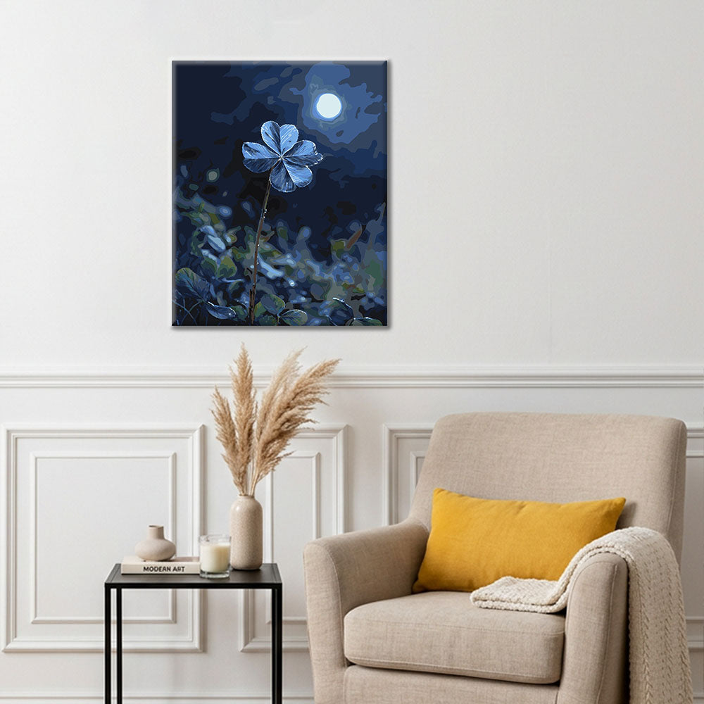 Moonlight Clover - Paint by Numbers