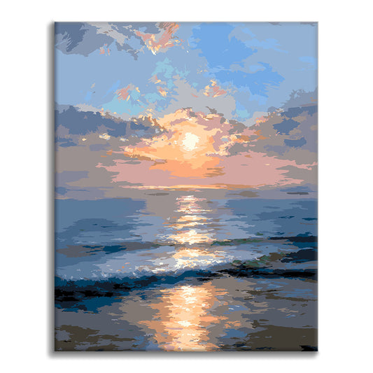 Ocean Sunrise - Paint by Numbers