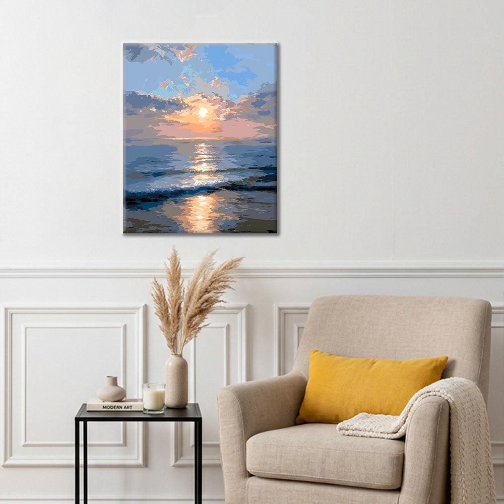 Ocean Sunrise - Paint by Numbers