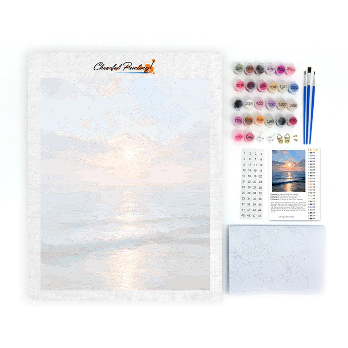 Ocean Sunrise - Paint by Numbers