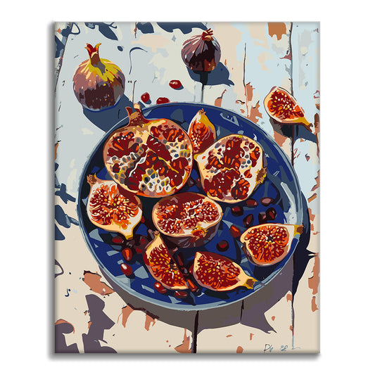 Pomegranate - Paint by Numbers