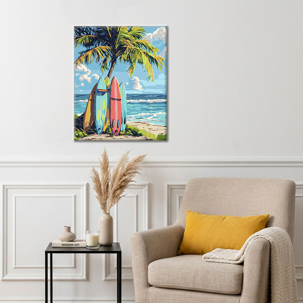 surfboard - Paint by Numbers