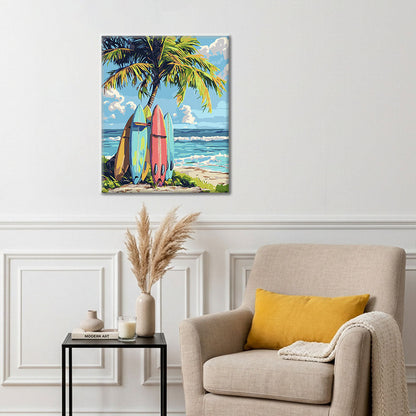 surfboard - Paint by Numbers