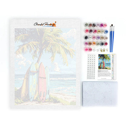 surfboard - Paint by Numbers