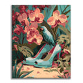 The Blue High Heels - Paint by Numbers