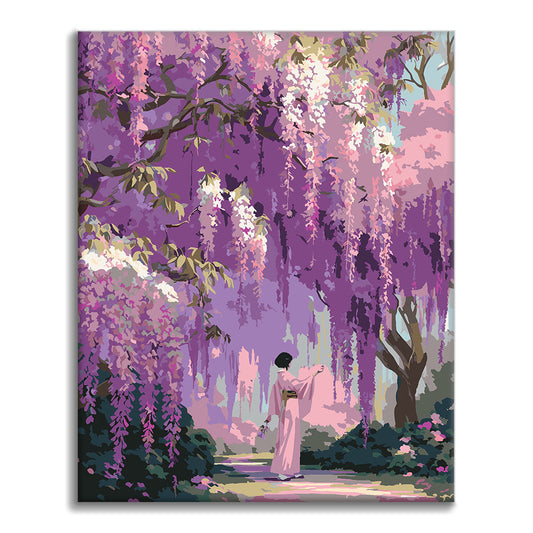 The Wisteria Garden - Paint by Numbers