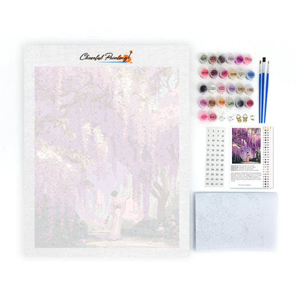 The Wisteria Garden - Paint by Numbers