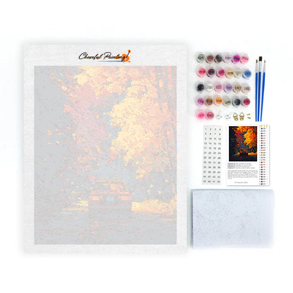 Autumn Leaf Drive - Paint by Numbers