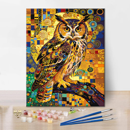 Eternal Night Owl - Paint by Numbers