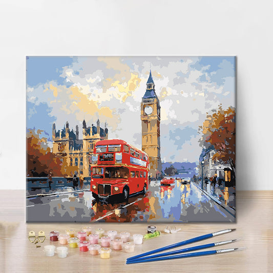 London Red Route - Paint by Numbers