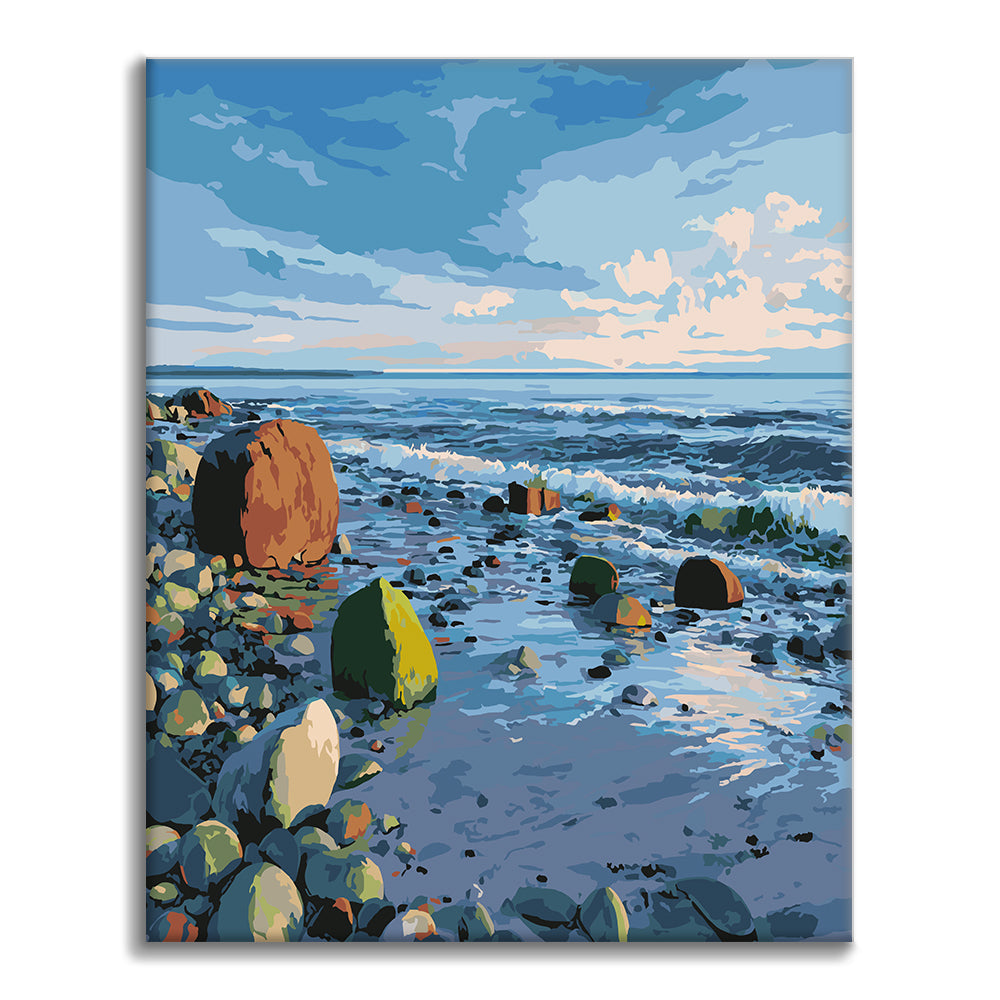 Rocky coast - Paint by Numbers