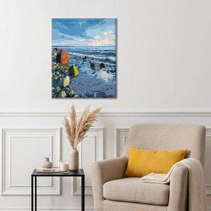 Rocky coast - Paint by Numbers