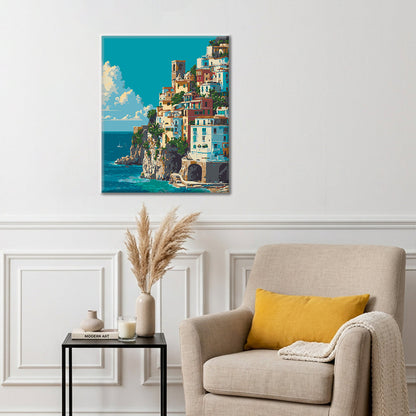 Amalfi Coast - Paint by Numbers