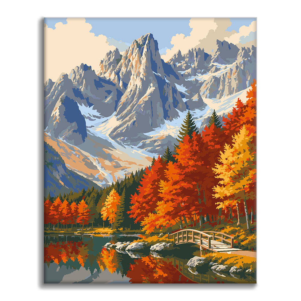 Autumn Reflection - Paint by Numbers