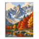 Autumn Reflection - Paint by Numbers