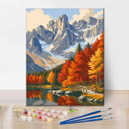 Autumn Reflection - Paint by Numbers