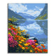 Blooming Lake - Paint by Numbers