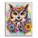 Blooming Owl - Paint by Numbers