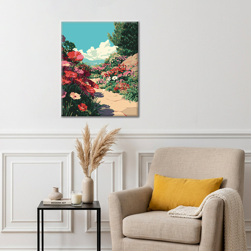 Blossom Path - Paint by Numbers