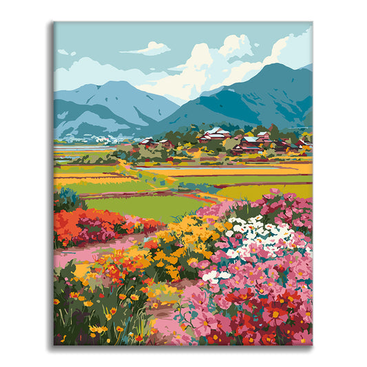 Blossom Valley - Paint by Numbers
