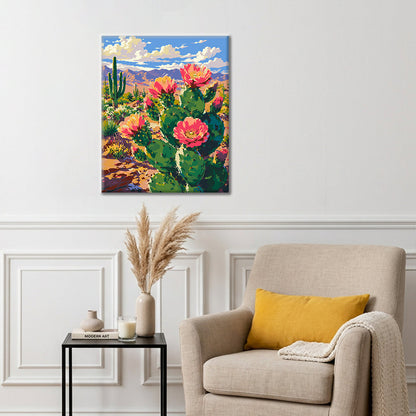 Cactus Flower - Paint by Numbers