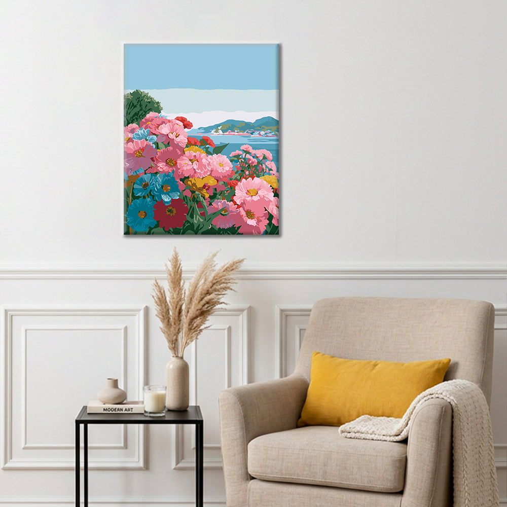 Coastal Blooms - Paint by Numbers