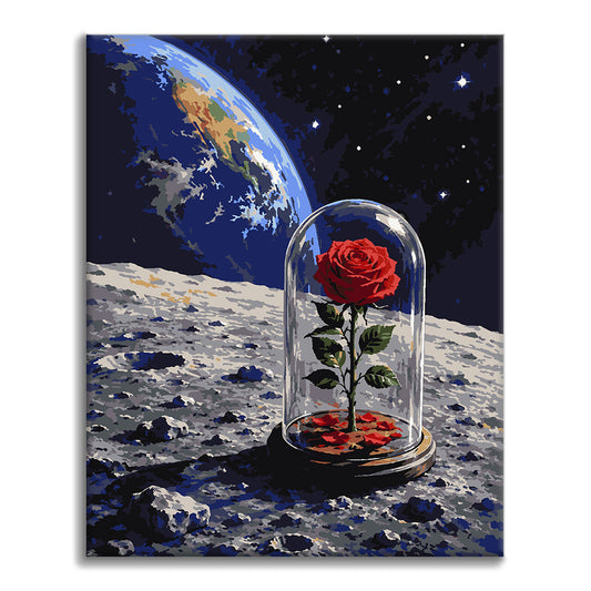 Cosmic Rose - Paint by Numbers