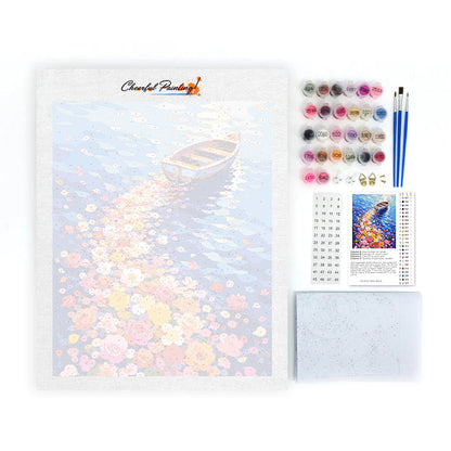 Flower Field Voyage - Paint by Numbers