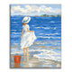 Girl on the Beach - Paint by Numbers