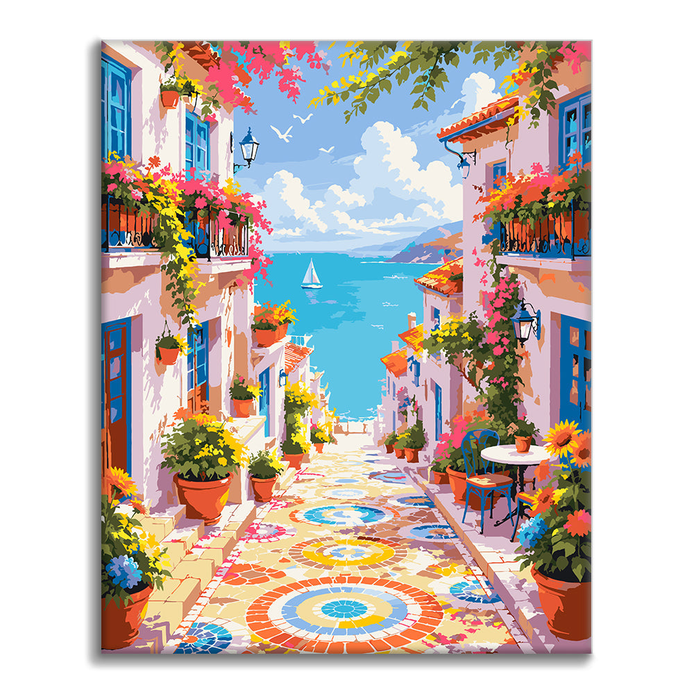 Mediterranean Mosaic - Paint by Numbers