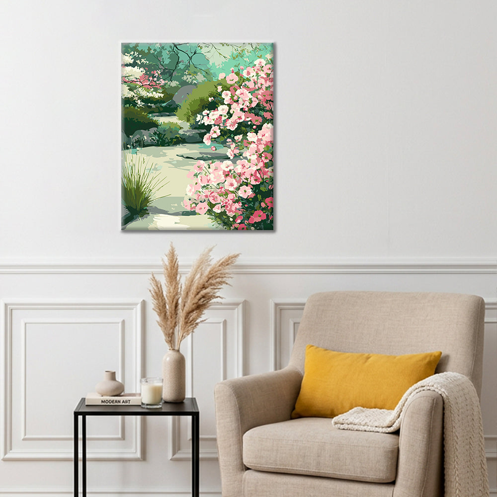 Quiet Garden - Paint by Numbers