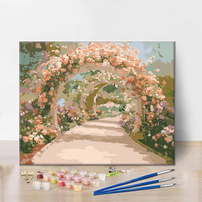 Rose Archway - Paint by Numbers