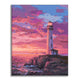 Seaside Lighthouse and Sunset - Paint by Numbers