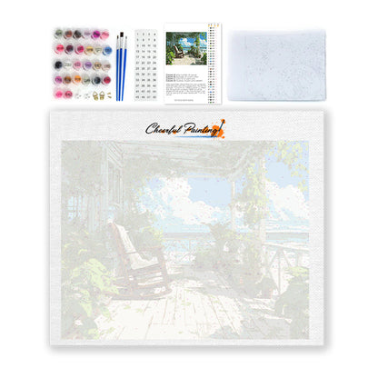 Seaside Porch - Paint by Numbers