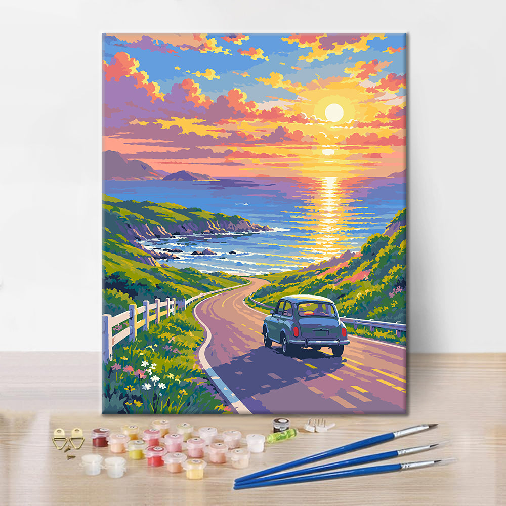 Seaside Trip - Paint by Numbers