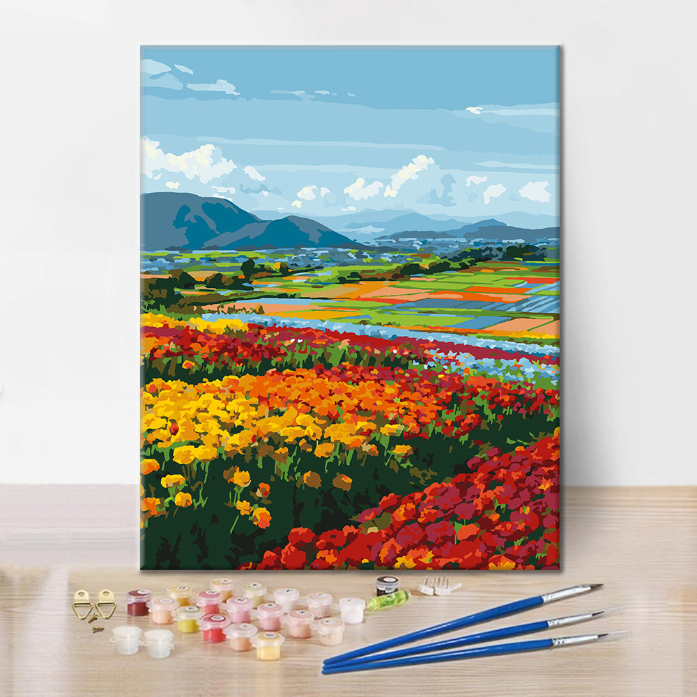 Spring Blossom View - Paint by Numbers