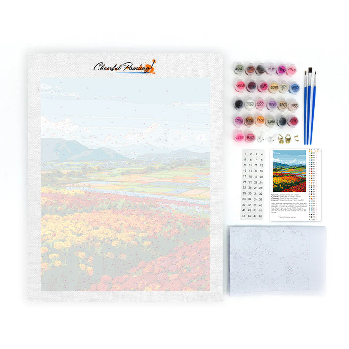 Spring Blossom View - Paint by Numbers