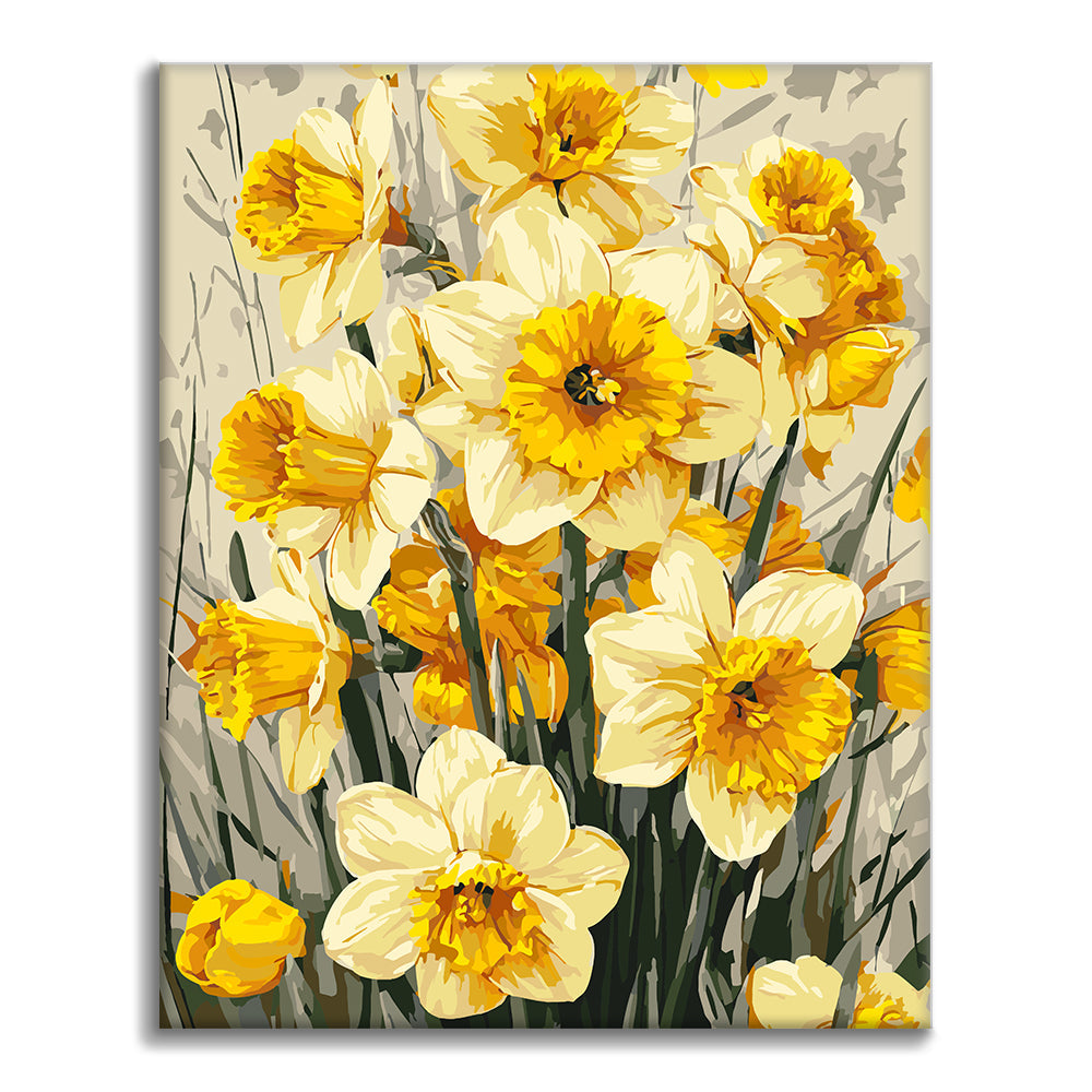 Spring Daffodils - Paint by Numbers