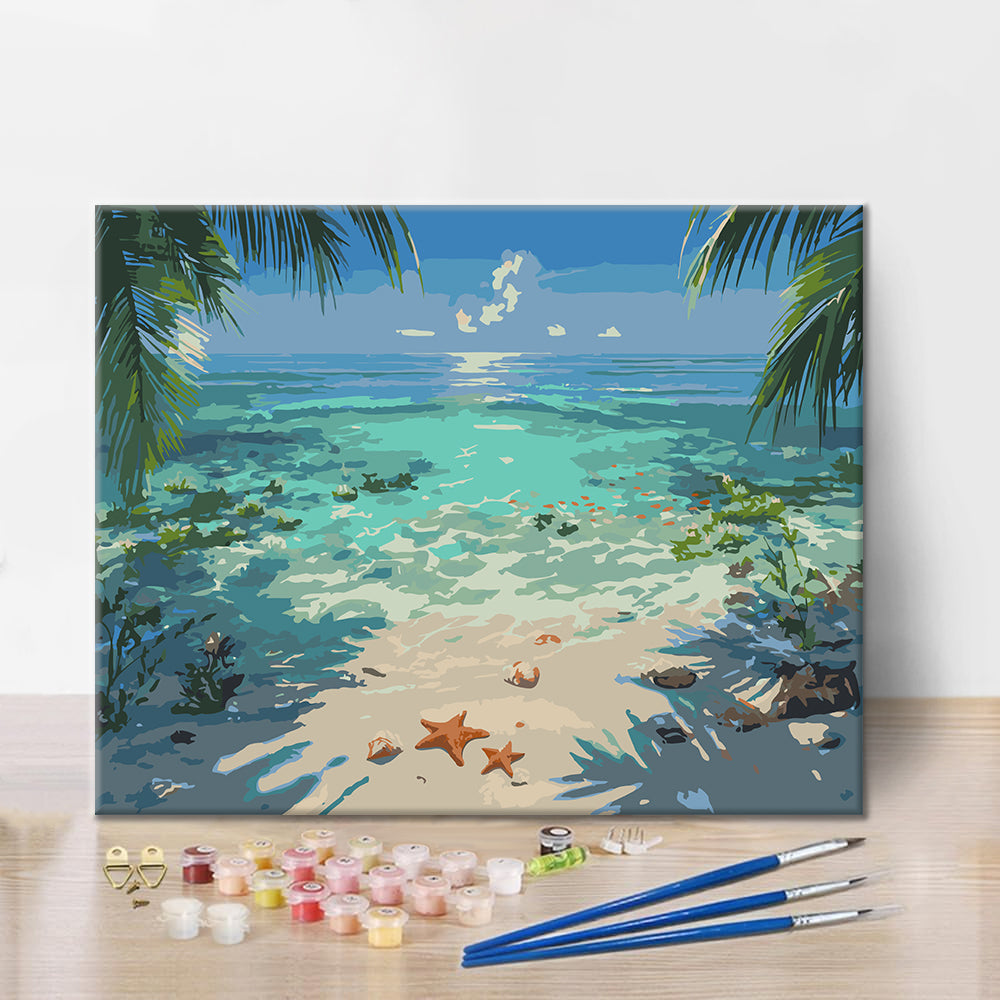 Starfish Shore - Paint by Numbers