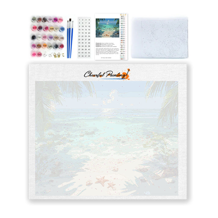 Starfish Shore - Paint by Numbers