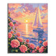 Sunset Flower Field - Paint by Numbers