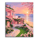 Sunset Garden Cottage - Paint by Numbers