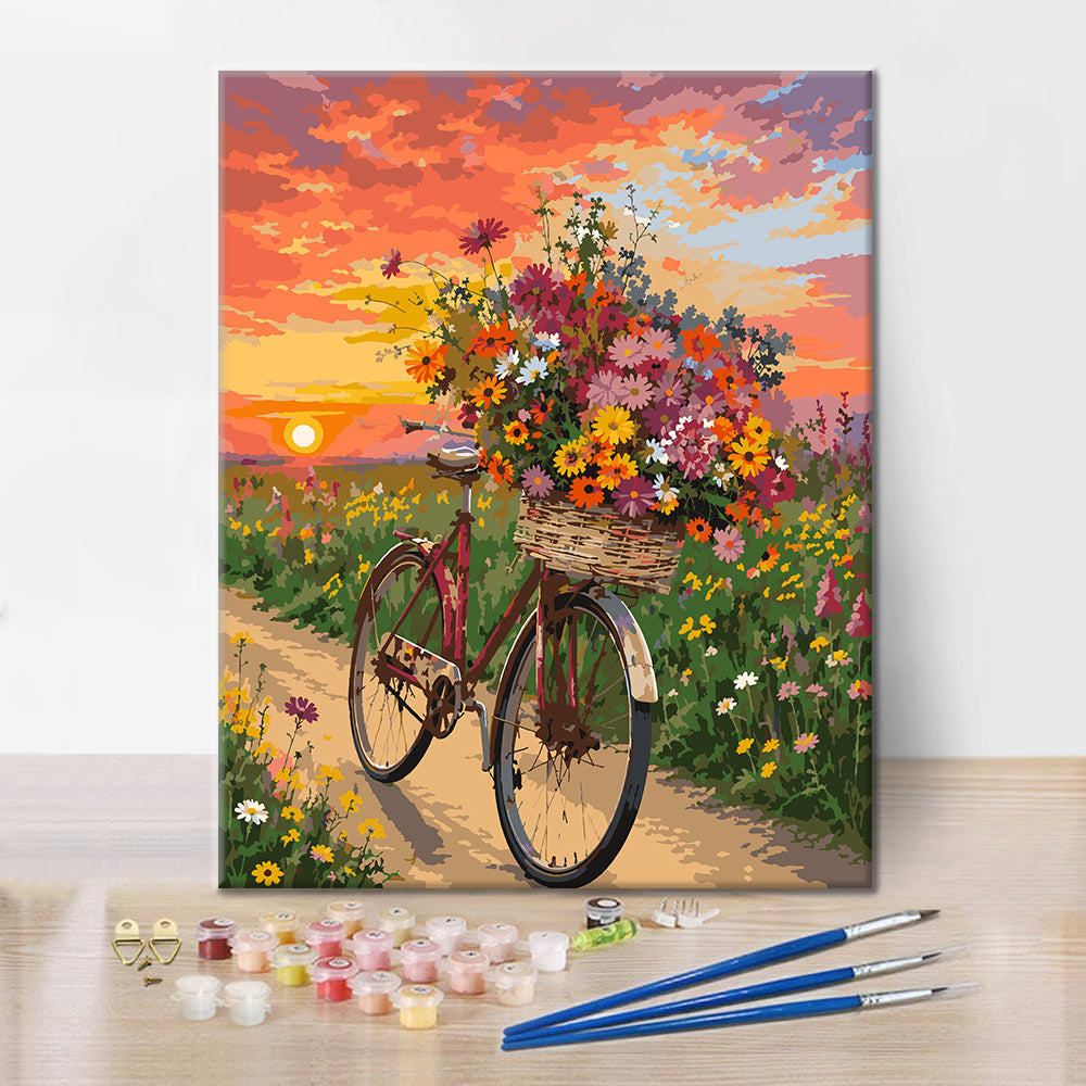 Sunset Ride - Paint by Numbers