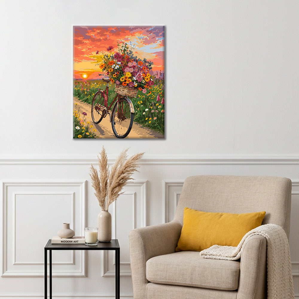 Sunset Ride - Paint by Numbers