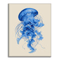 Blue Bloom Jellyfish - Paint by Numbers