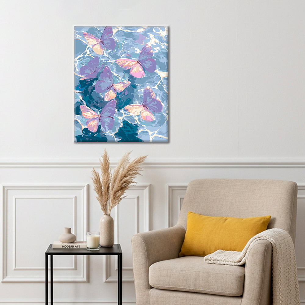 Pastel Wings - Paint by Numbers