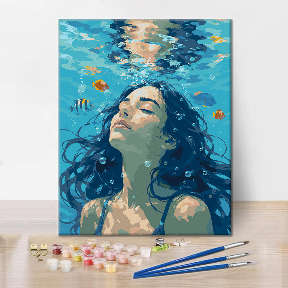 Silent Ocean Reverie - Paint by Numbers