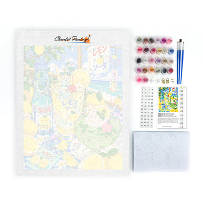 Sunny Lemon Dream - Paint by Numbers