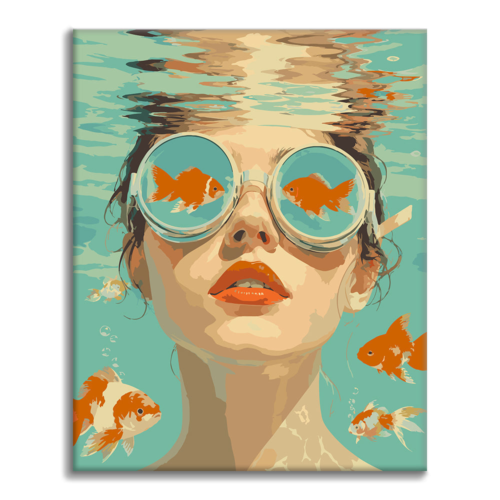 Through Goldfish Eyes - Paint by Numbers