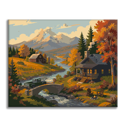Autumn Haven - Paint by Numbers